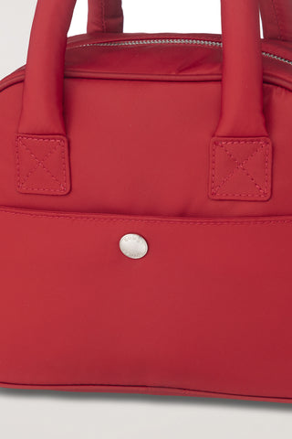 NYLON BOSTON TOTE BAG RED