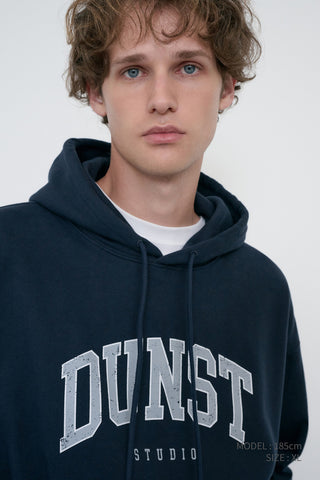 UNISEX ARCH LOGO HOODIE FRENCH NAVY