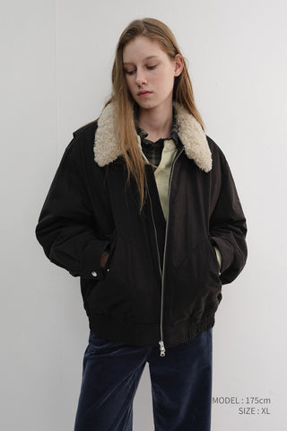 UNISEX FLIGHT PADDED JACKET BLACK