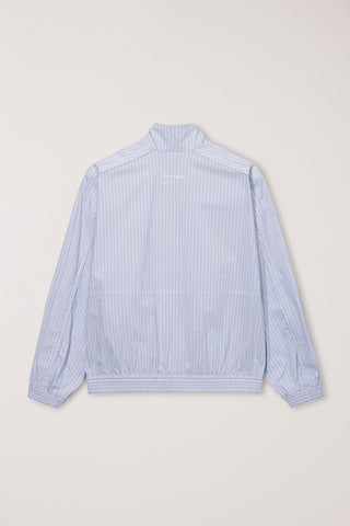 UNISEX SUMMER HARRINGTON JACKET SOFT BLUE STRIPE