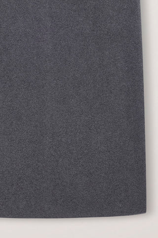 FLEECE MAXI SKIRT CHARCOAL GREY