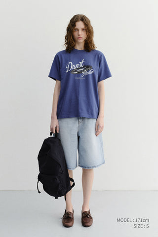 UNISEX VINYL T-SHIRT BLUE