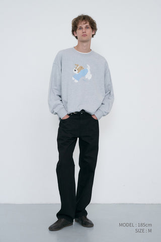 ESSENTIAL LOOSE JEANS BLACK