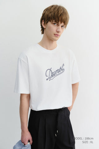 UNISEX CHAIN LOGO T-SHIRT OFF WHITE