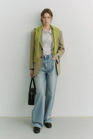 RELAXED WIDE JEANS LIGHT BLUE