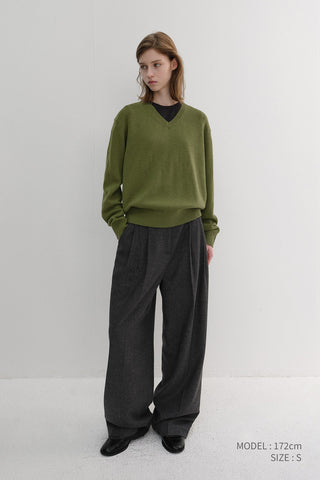 WINTER FLANNEL SLACKS CHARCOAL GREY