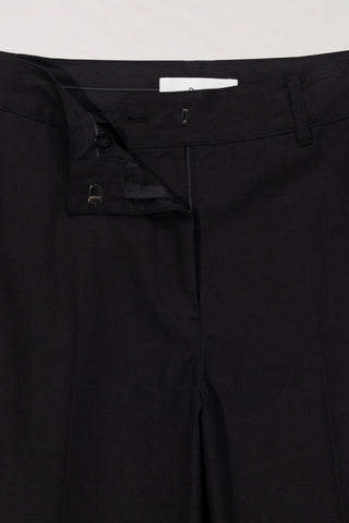 SUMMER STRAIGHT CHINO SLACKS BLACK