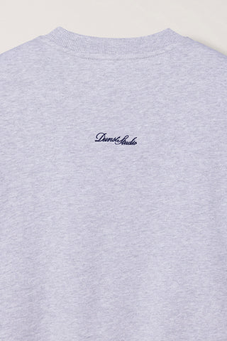UNISEX PIXEL SWEATSHIRT MID MELANGE GREY