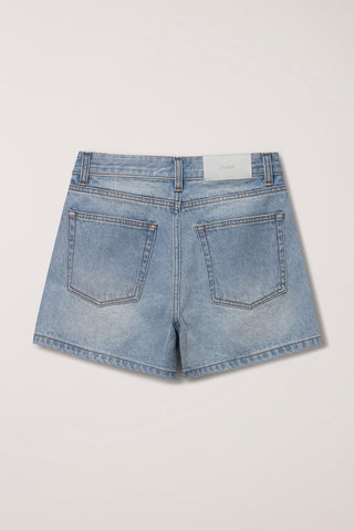 MINI DENIM SHORTS LIGHT BLUE