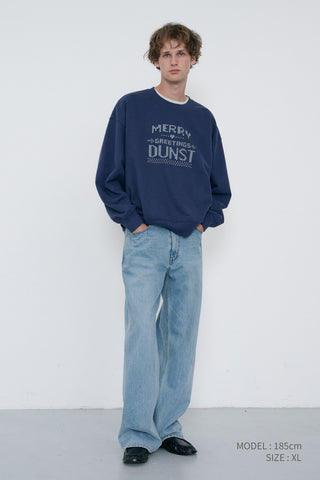 UNISEX PIXEL SWEATSHIRT NAVY
