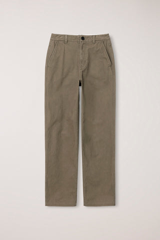 STRAIGHT CHINO SLACKS BEIGE