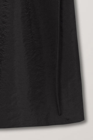 SEE-THROUGH LAYERING SKIRT BLACK