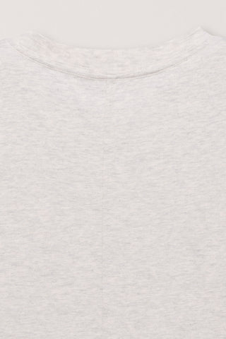 UNISEX LOOSE T-SHIRT OATMEAL MELANGE