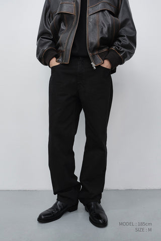 ESSENTIAL LOOSE JEANS BLACK