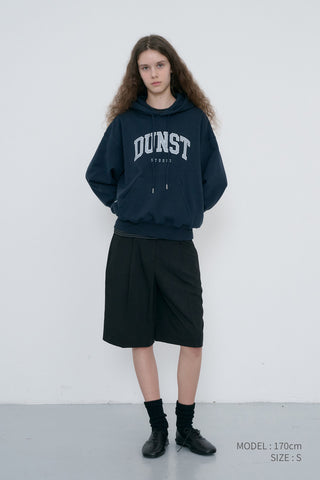 UNISEX ARCH LOGO HOODIE FRENCH NAVY