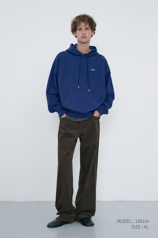 UNISEX GARMENT DYED HOODIE NAVY