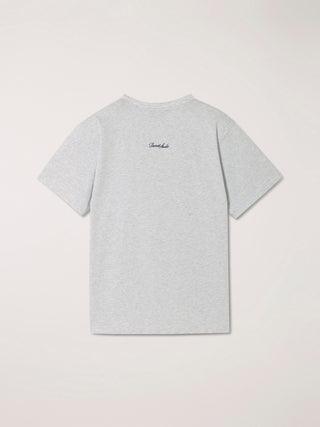UNISEX SUMMER HOLIDAY CAR T-SHIRT LIGHT MELANGE GREY