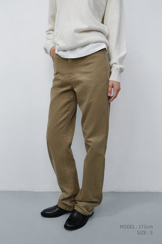 ESSENTIAL STRAIGHT CORDUROY JEANS ETOUPE