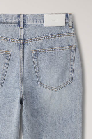 STRAIGHT TAPERED JEANS LIGHT BLUE