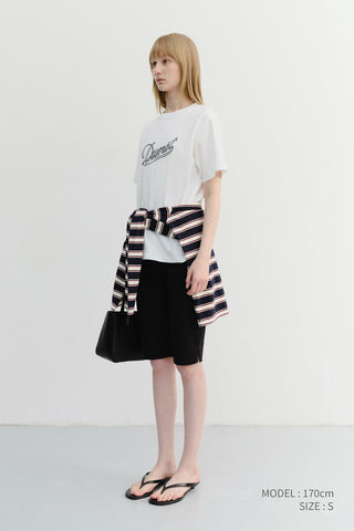 UNISEX CHAIN LOGO T-SHIRT OFF WHITE