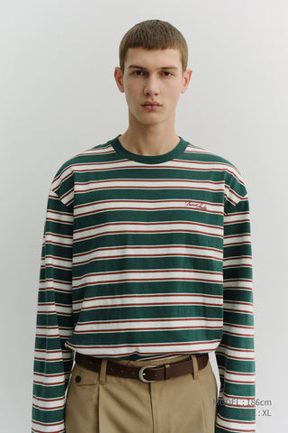UNISEX STRIPED T-SHIRT GREEN STRIPE