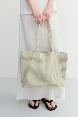 STRIPE EASY SHOPPER OLIVE STRIPE