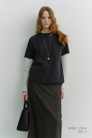 UNISEX LOOSE T-SHIRT NAVY
