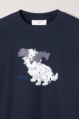 UNISEX PUPPY SWEATSHIRT FRENCH NAVY