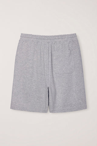 UNISEX LOGO SWEAT SHORTS MELANGE GREY