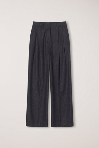 WINTER FLANNEL SLACKS CHARCOAL GREY