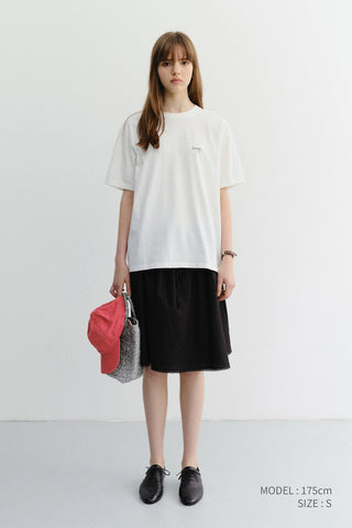 UNISEX GARMENT DYED T-SHIRT OFF WHITE
