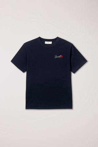 UNISEX MARINE LOGO T-SHIRT FRENCH NAVY