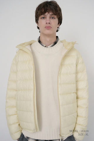 UNISEX LIGHT GOOSE DOWN JACKET SEA SALT