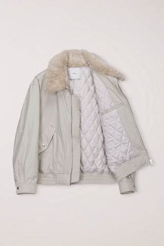 UNISEX FLIGHT PADDED JACKET BEIGE