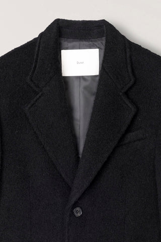 UNISEX ALPACA BLAZER COAT BLACK