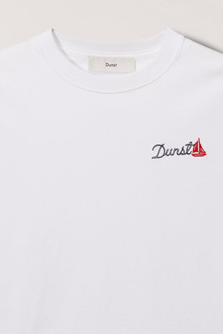 UNISEX MARINE LOGO T-SHIRT OFF WHITE