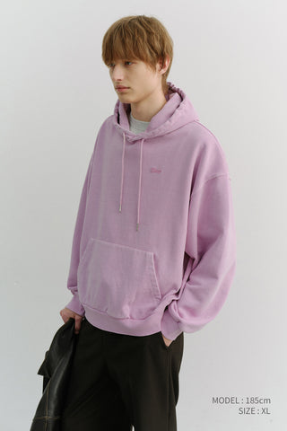 UNISEX GARMENT DYED HOODIE LAVENDER PINK