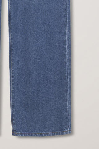 90S WIDE LEG NEW JEANS MID BLUE