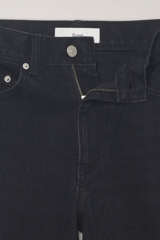 ESSENTIAL SEMI BOOT-CUT JEANS BLACK