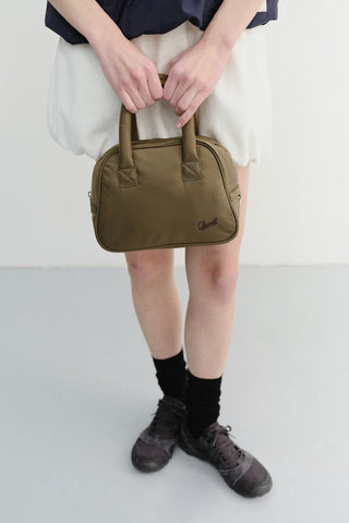 NYLON BOSTON TOTE BAG KHAKI