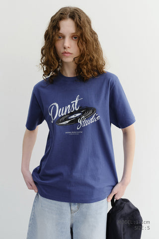 UNISEX VINYL T-SHIRT BLUE