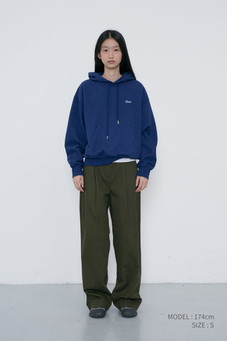 UNISEX GARMENT DYED HOODIE NAVY