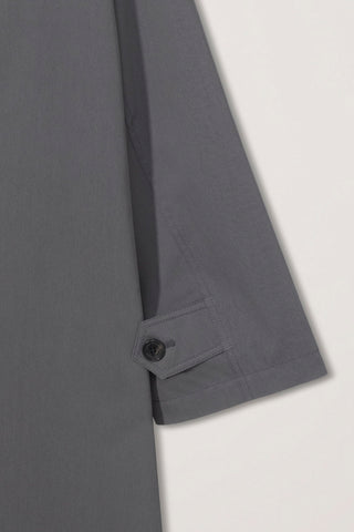 UNISEX REFINED MAC COAT ASH GREY