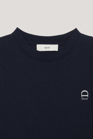UNISEX LOGO CREASE T-SHIRT FRENCH NAVY