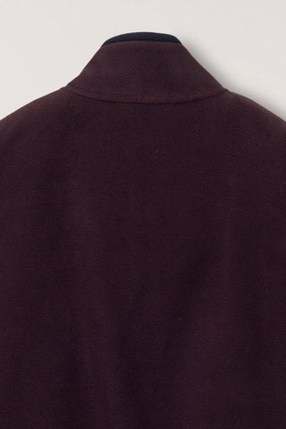 UNISEX ZIP-UP FLEECE SWEATSHIRT CHOCO BROWN