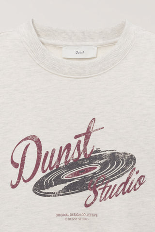 UNISEX VINYL SWEATSHIRT OATMEAL MELANGE