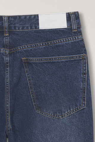 SEMI FLARED JEANS CLASSIC BLUE