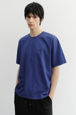 UNISEX GARMENT DYED T-SHIRT BLUE