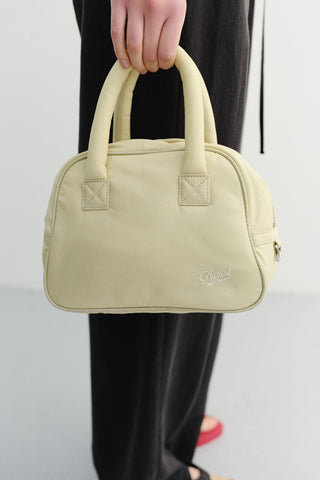 NYLON BOSTON TOTE BAG BEIGE