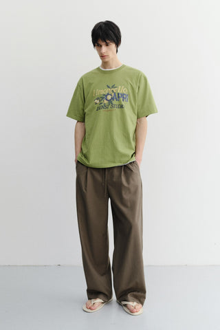 UNISEX LIMONCELLO T-SHIRT OLIVE GREEN
